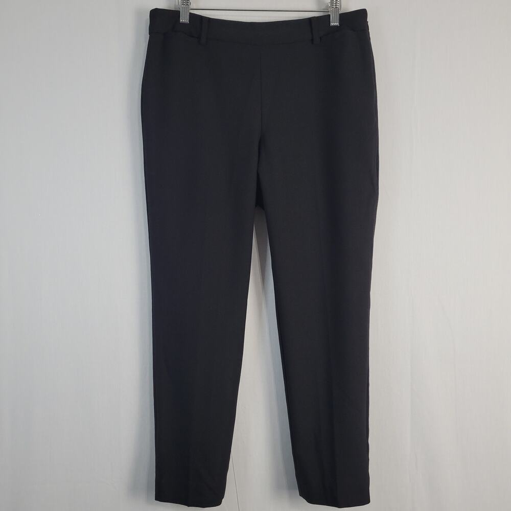 Talbots Chatham Wool Blend Ankle Pants sz 10P side zip minimalist office career